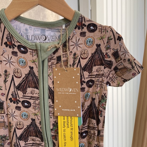 Wild Woven (formerly Kind Thing) Forest School Shortie Romper - Picture 1 of 11